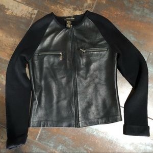 Leather and Wool Combination Size M